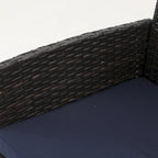 MAISON ARTS Outdoor Patio 6 Pieces Dining Set with Umbrella