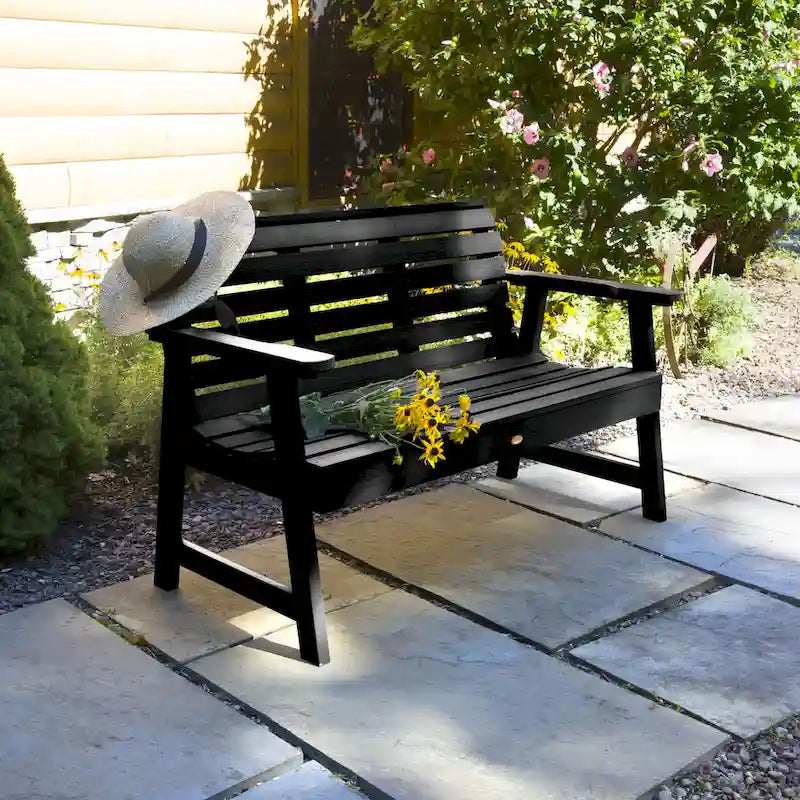 HIGHWOOD Weatherly Eco-Friendly 4-foot Garden Bench - N/A