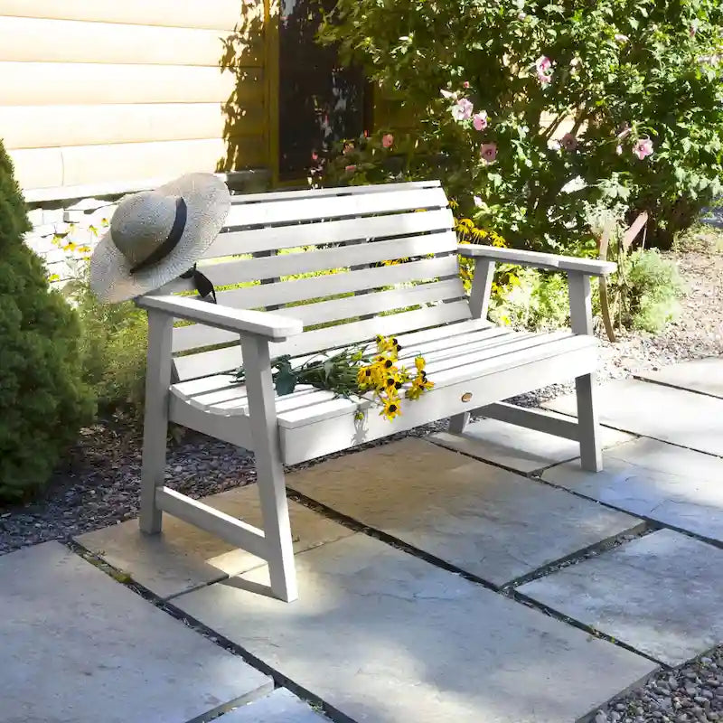 HIGHWOOD Weatherly Eco-Friendly 4-foot Garden Bench - N/A