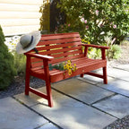 HIGHWOOD Weatherly Eco-Friendly 4-foot Garden Bench - N/A