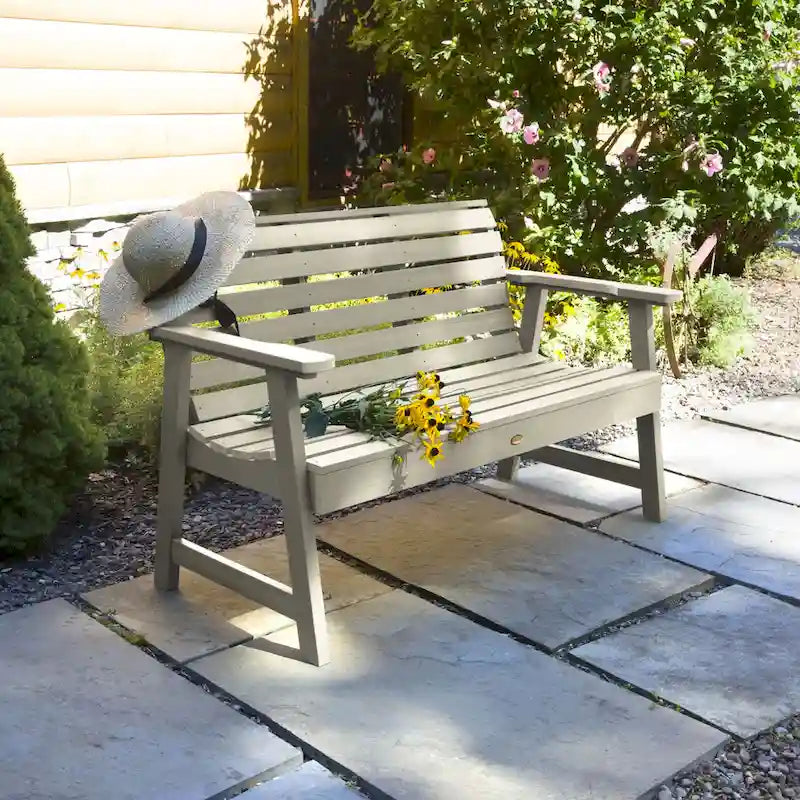 HIGHWOOD Weatherly Eco-Friendly 4-foot Garden Bench - N/A