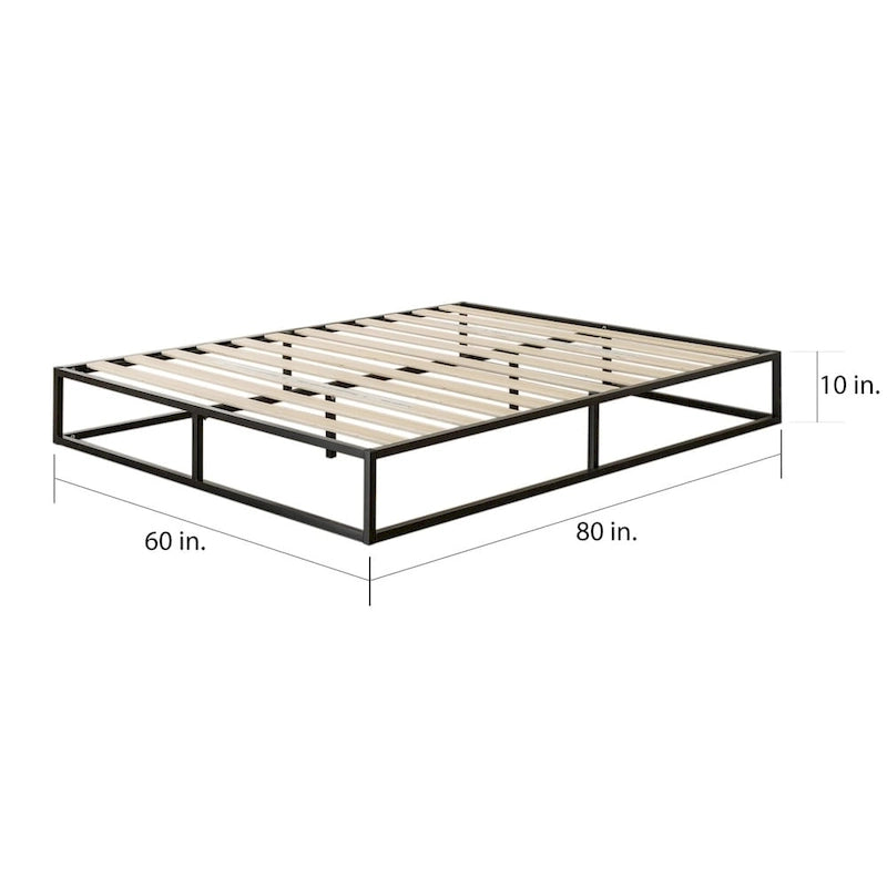 Platforma Metal 10-inch Queen-size Bed Frame
