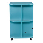 Eastwick Expandable Rolling Sewing Table/Craft Station - Turquoise