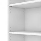 Fairview Antique White 5-shelf Bookcase - Antique - 29.57L x 12.09W x 68.94H