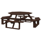 Poly Lumber 54 Octagon Walk-In Table