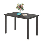 5-Piece Bar Height Dining Set, 4 Rattan or 4 Metal Swivel Bar Chairs and 1 Rectangular Metal Bar Height Table