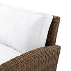 Crosley Bradenton 3Pc Outdoor Wicker Armchair Set - Sunbrella