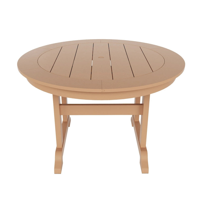 Polytrends Laguna Hdpe All Weather Outdoor Patio 47 Round Dining Table