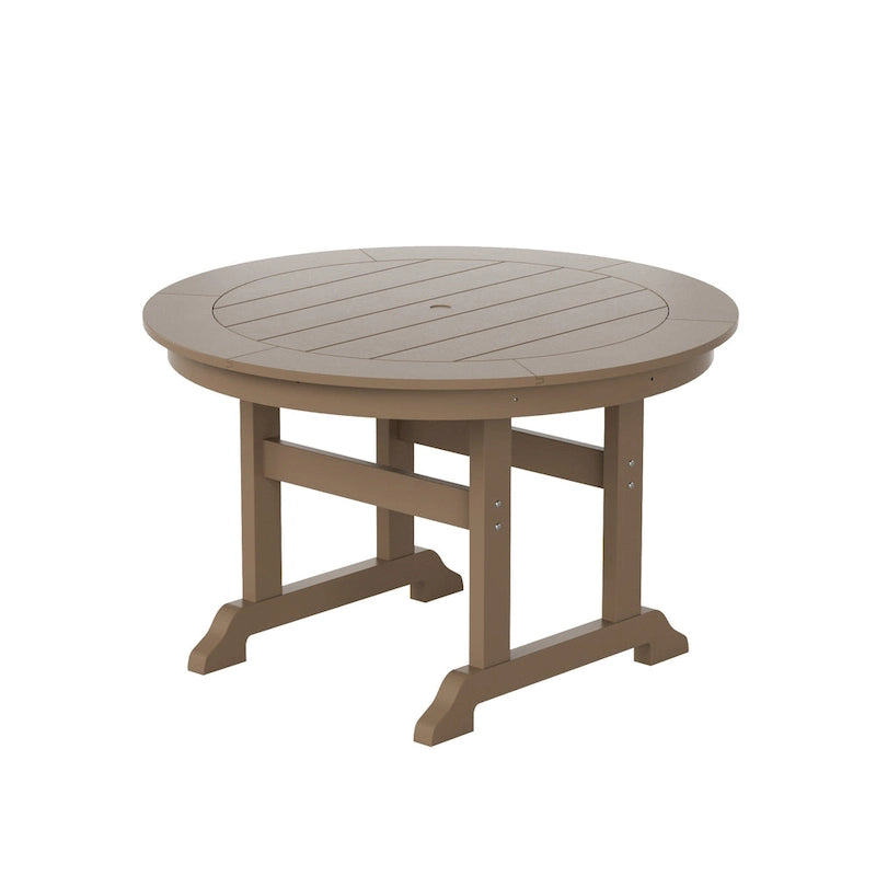 Polytrends Laguna Hdpe All Weather Outdoor Patio 47 Round Dining Table