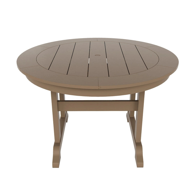 Polytrends Laguna Hdpe All Weather Outdoor Patio 47 Round Dining Table