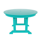 Polytrends Laguna Hdpe All Weather Outdoor Patio 47 Round Dining Table