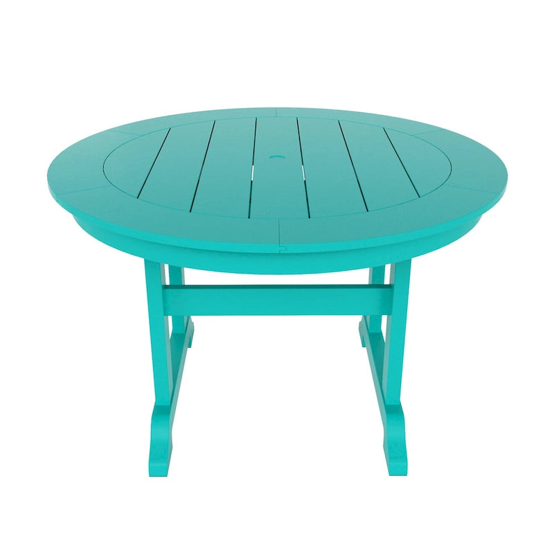 Polytrends Laguna Hdpe All Weather Outdoor Patio 47 Round Dining Table