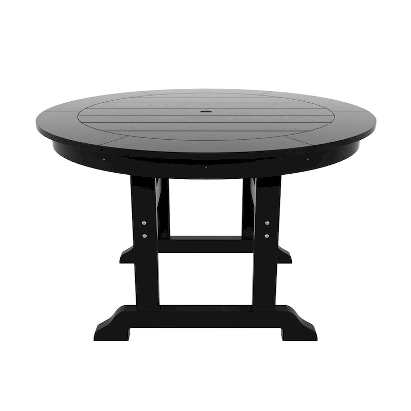 Polytrends Laguna Hdpe All Weather Outdoor Patio 47 Round Dining Table