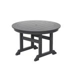 Polytrends Laguna Hdpe All Weather Outdoor Patio 47 Round Dining Table