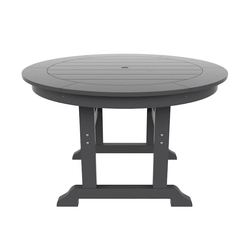 Polytrends Laguna Hdpe All Weather Outdoor Patio 47 Round Dining Table