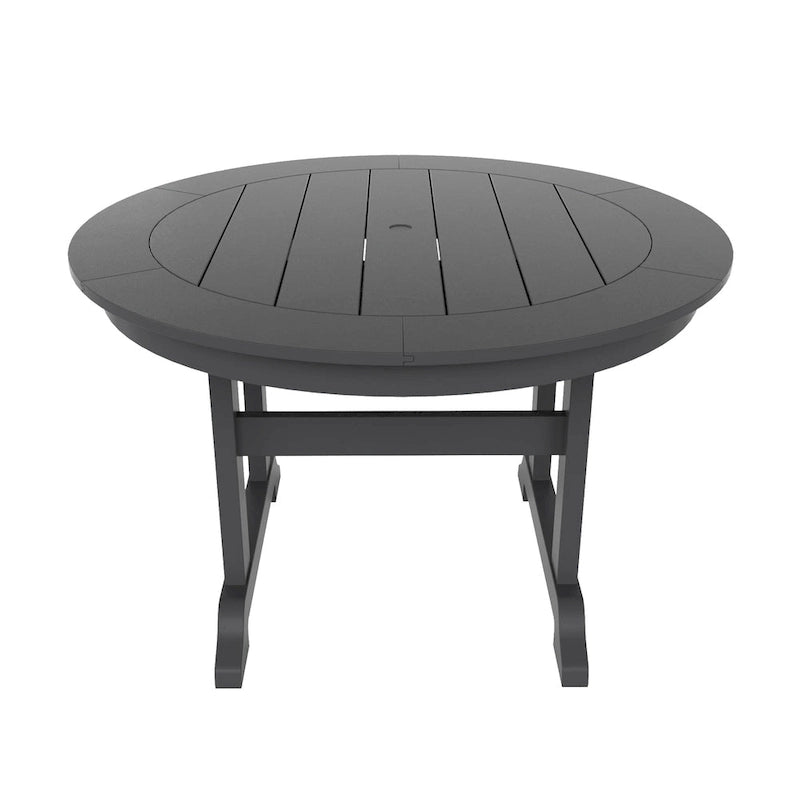 Polytrends Laguna Hdpe All Weather Outdoor Patio 47 Round Dining Table