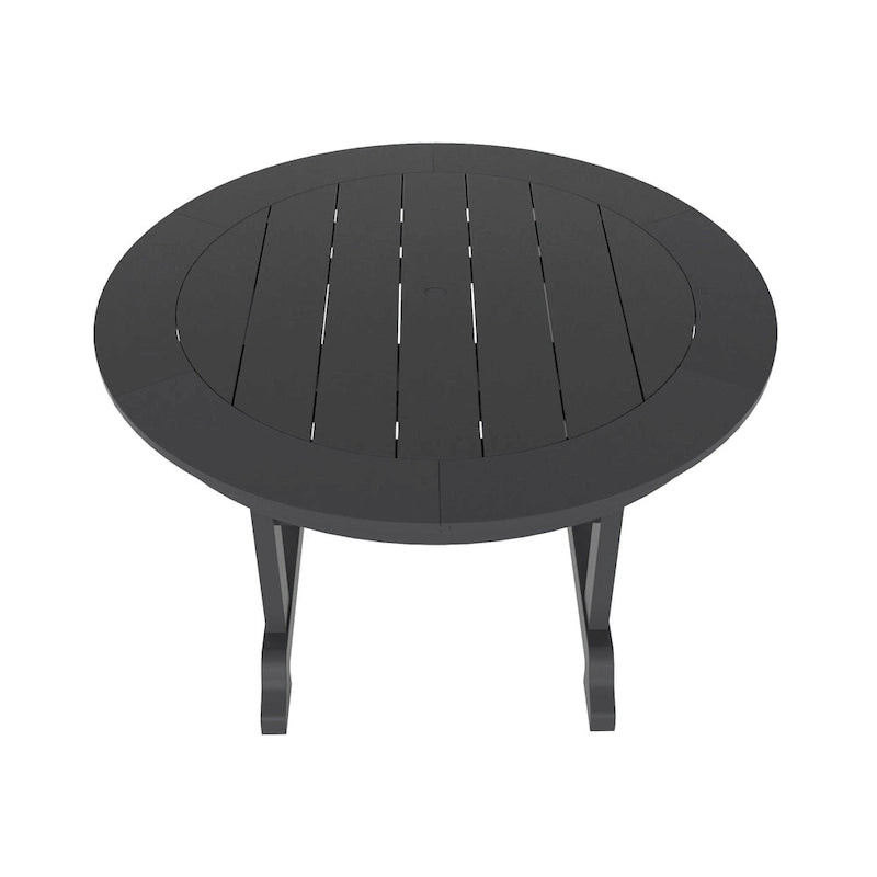 Polytrends Laguna Hdpe All Weather Outdoor Patio 47 Round Dining Table