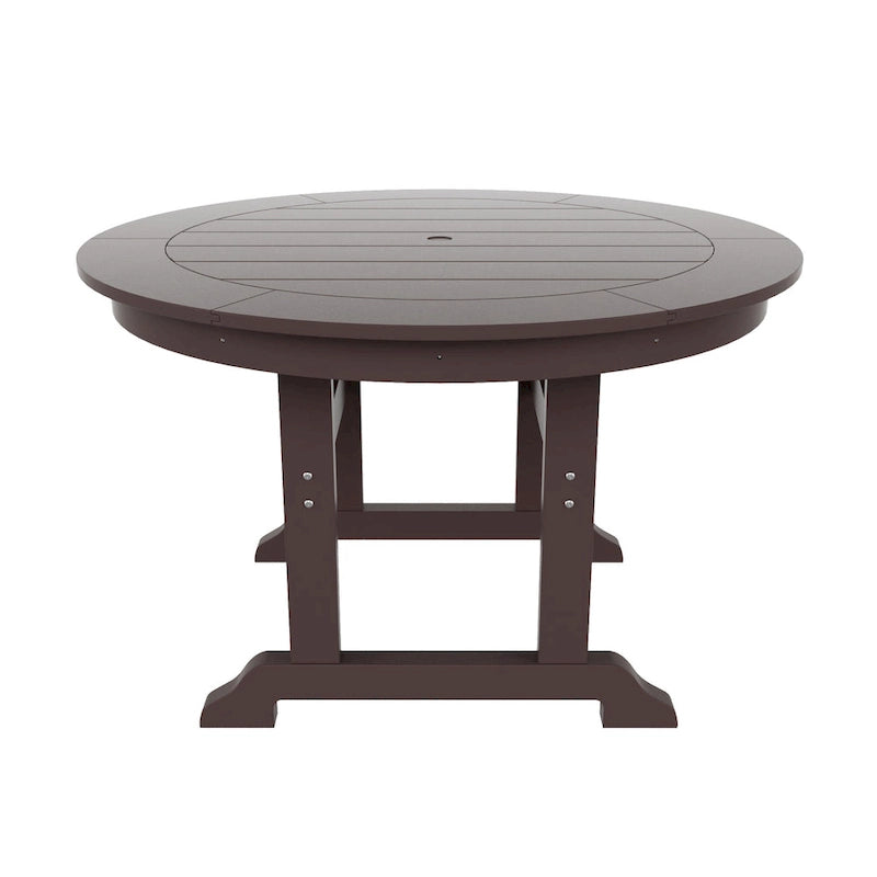 Polytrends Laguna Hdpe All Weather Outdoor Patio 47 Round Dining Table