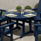 Polytrends Laguna Hdpe All Weather Outdoor Patio 47 Round Dining Table