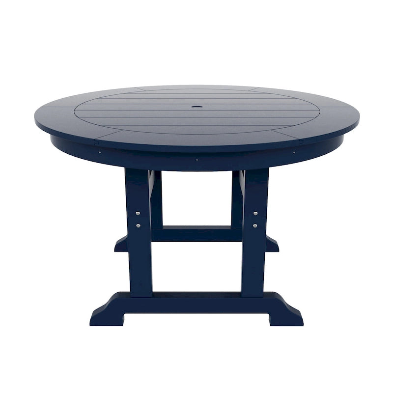 Polytrends Laguna Hdpe All Weather Outdoor Patio 47 Round Dining Table