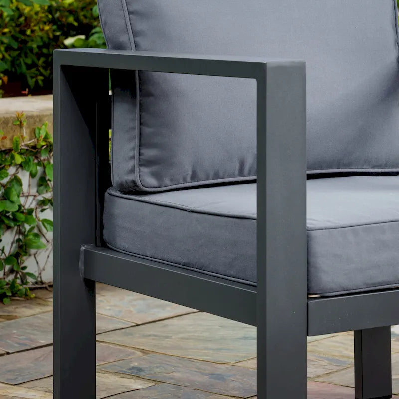 Lakeview Aluminum Outdoor Bistro Seating Set (5-Piece)