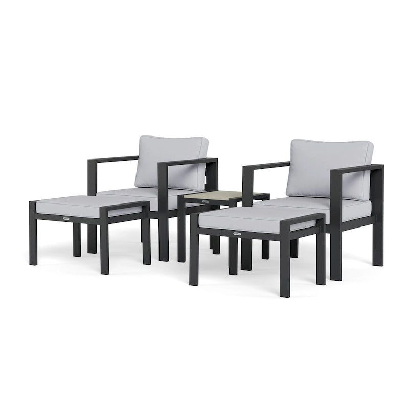 Lakeview Aluminum Outdoor Bistro Seating Set (5-Piece)