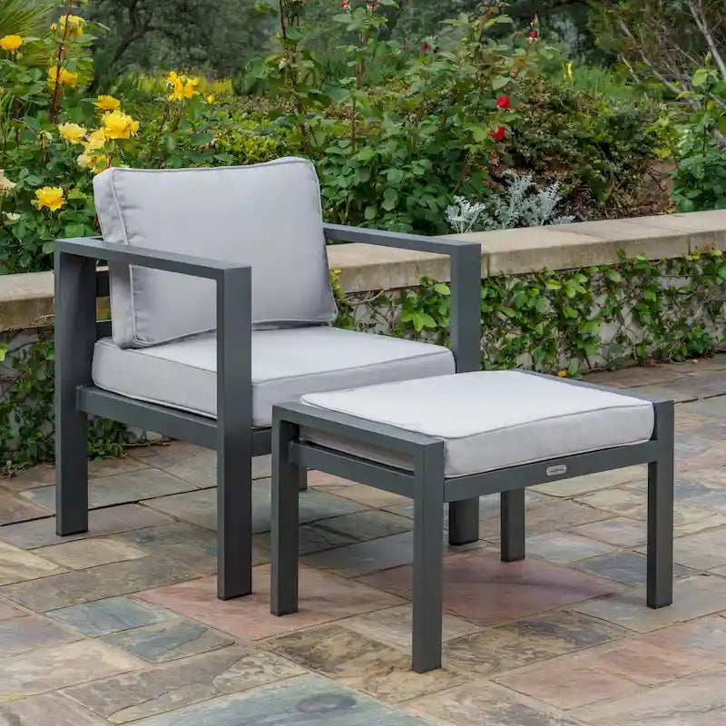 Lakeview Aluminum Outdoor Bistro Seating Set (5-Piece)
