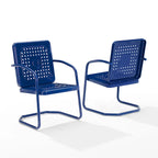 Crosley Bates 2Pc Outdoor Metal Chair Set - 22x22x35