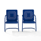 Crosley Bates 2Pc Outdoor Metal Chair Set - 22x22x35