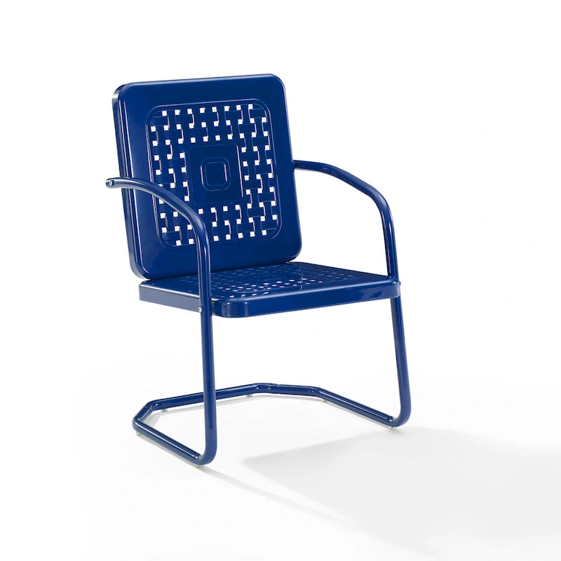 Crosley Bates 2Pc Outdoor Metal Chair Set - 22x22x35