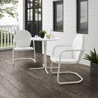 Crosley Griffith 3Pc Outdoor Bistro Set - 112 W x 36 D x 33.25 H
