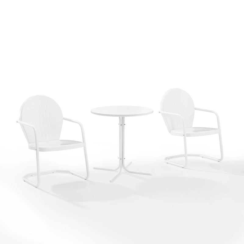 Crosley Griffith 3Pc Outdoor Bistro Set - 112 W x 36 D x 33.25 H