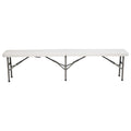 Outdoor 6 ft. Portable Plastic Bench, Perfect for Party and Picnic