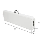 Outdoor 6 ft. Portable Plastic Bench, Perfect for Party and Picnic