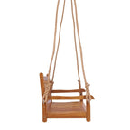 Chic Teak Elzas Teak Wood Outdoor Double Porch Swing, 59 inch