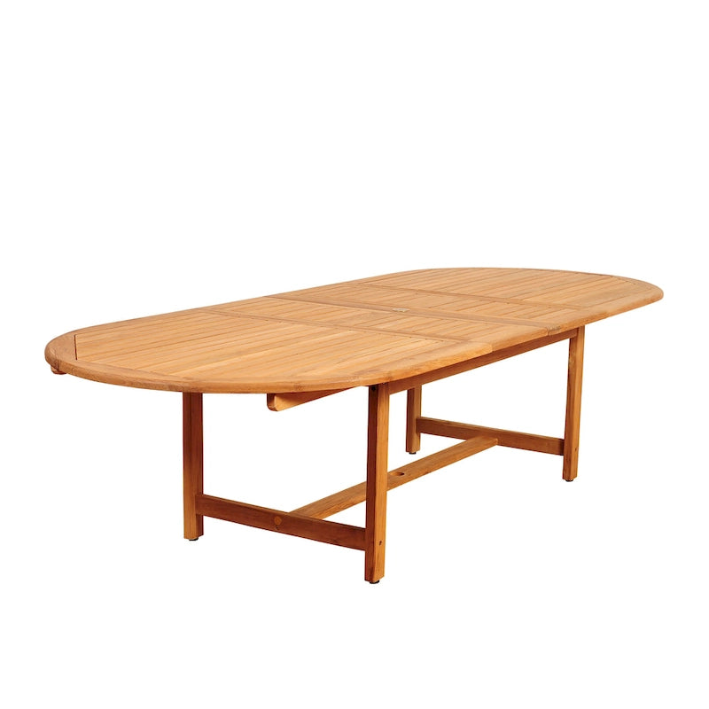 Amazonia Torrington 9-Piece Certified Teak Patio Dining set