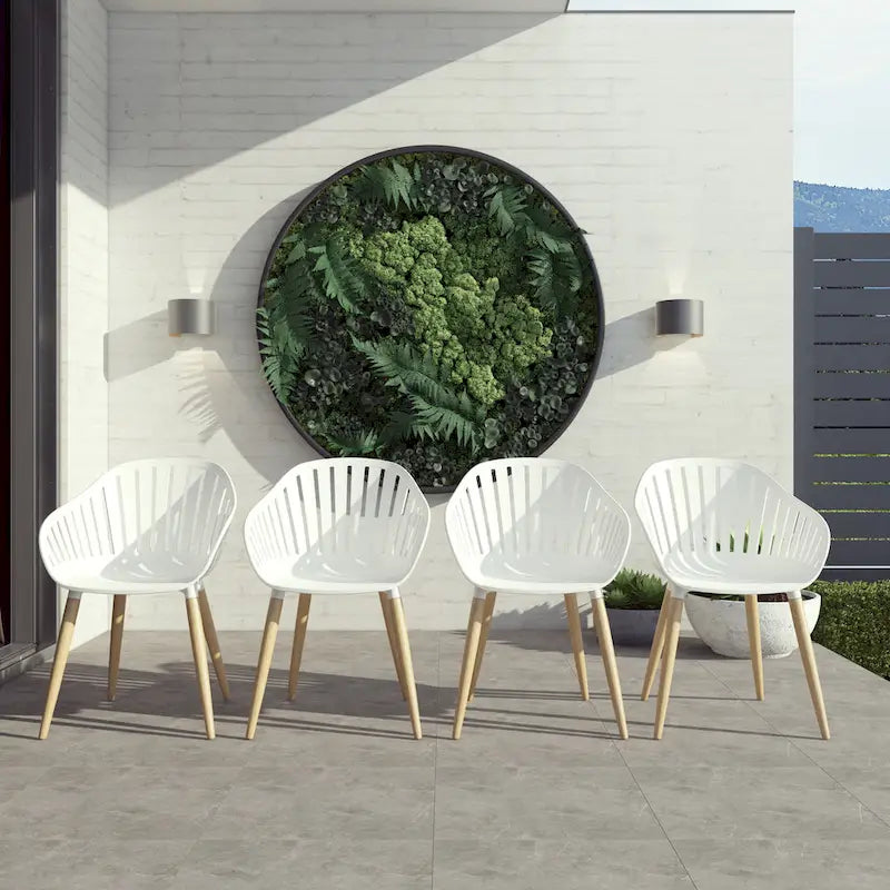 Amazonia Torrington 9-Piece Certified Teak Patio Dining set