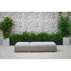 Renava Knox Outdoor Wicker Sunbed Chaise Lounge