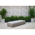 Renava Knox Outdoor Wicker Sunbed Chaise Lounge