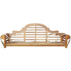 Chic Teak Lutyens Teak Wood Double Outdoor Porch Swing, 66 inch