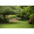 Seven Seas Teak San Jose Teak Wood Double Outdoor Porch Swing, 4 foot