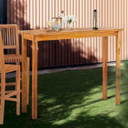 Chic Teak Santa Monica Outdoor Teak Wood Serving Table