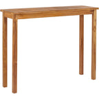 Chic Teak Santa Monica Outdoor Teak Wood Serving Table