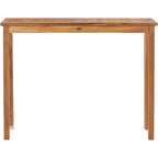Chic Teak Santa Monica Outdoor Teak Wood Serving Table