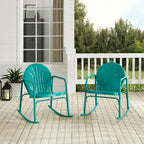 Crosley Griffith 2Pc Rocking Chair Set - 32.25H x 22.5W x 33.13'W