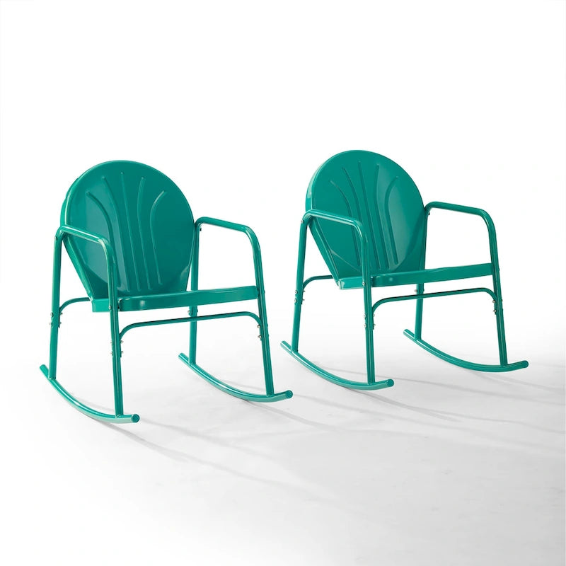 Crosley Griffith 2Pc Rocking Chair Set - 32.25H x 22.5W x 33.13'W