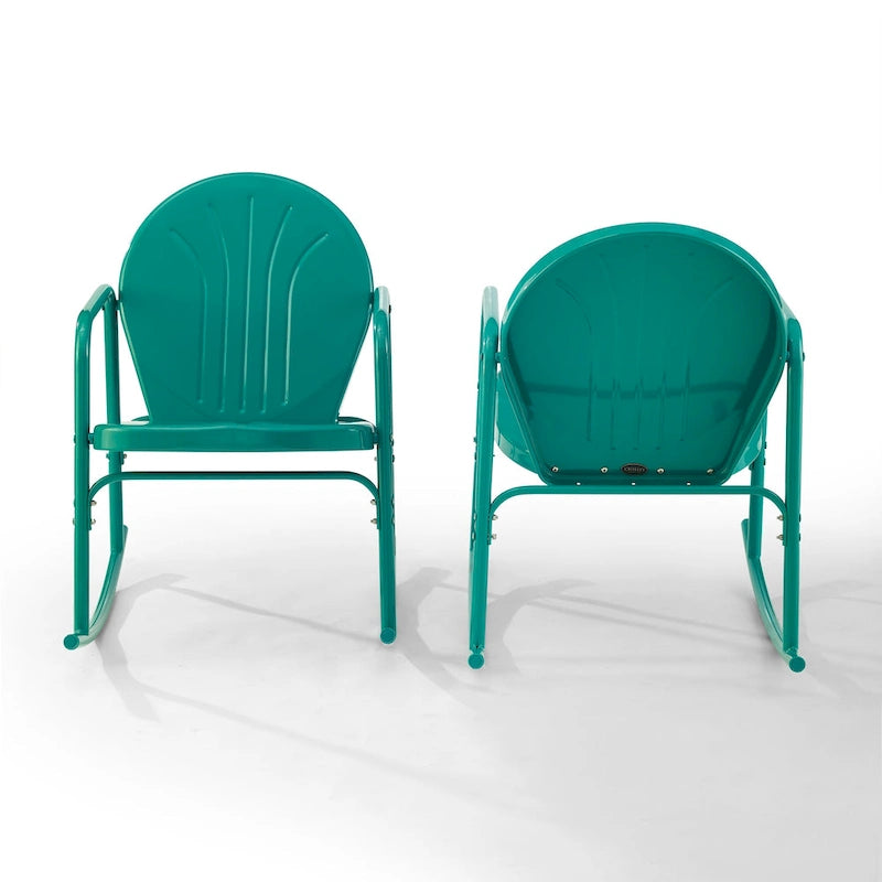 Crosley Griffith 2Pc Rocking Chair Set - 32.25H x 22.5W x 33.13'W