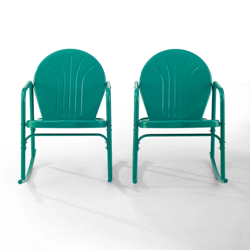 Crosley Griffith 2Pc Rocking Chair Set - 32.25H x 22.5W x 33.13'W