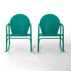 Crosley Griffith 2Pc Rocking Chair Set - 32.25H x 22.5W x 33.13'W