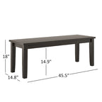 Round Pedestal Base Antique Black Breakfast Nook Set by iNSPIRE Q Classic